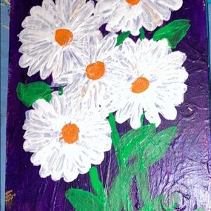 A BICYCLE BUILT FOR TWO  / ORIGINAL ACRYLIC ART ON RECLAIMED WOOD